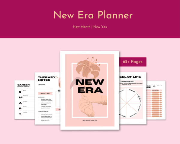 New Era Planner – Wellness, Self-Care & Productivity Printable