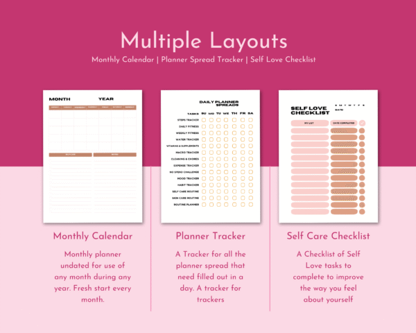 New Era Planner – Wellness, Self-Care & Productivity Printable - Image 9