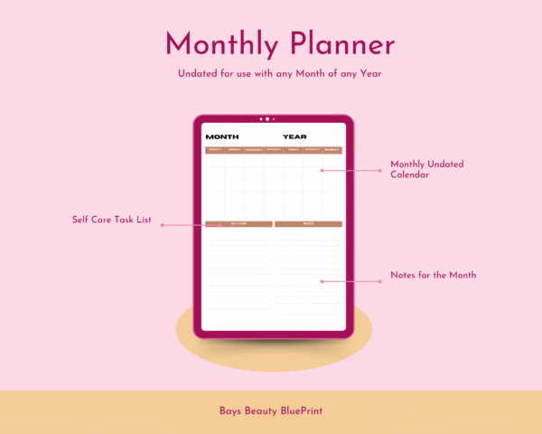 New Era Planner – Wellness, Self-Care & Productivity Printable - Image 8