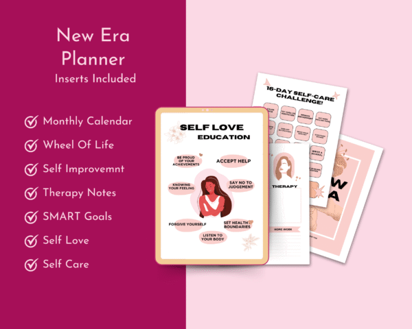 New Era Planner – Wellness, Self-Care & Productivity Printable - Image 11