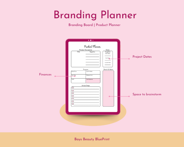 Branding Board & Target Audience Worksheets | Small Business Printable Templates - Image 5