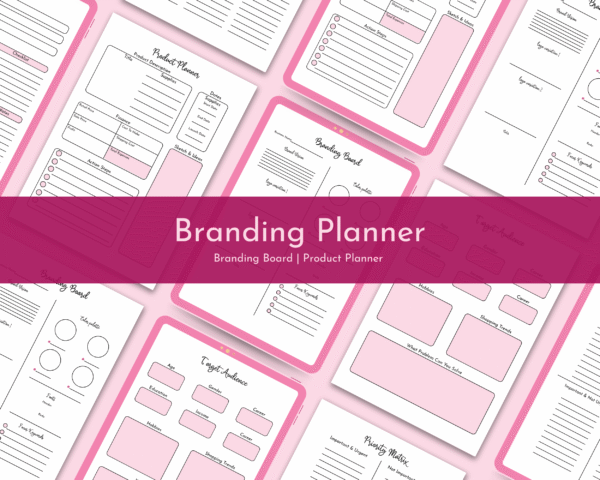 Branding Board & Target Audience Worksheets | Small Business Printable Templates - Image 11