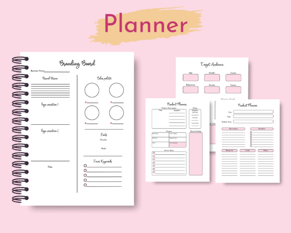 Branding Board & Target Audience Worksheets | Small Business Printable Templates - Image 10