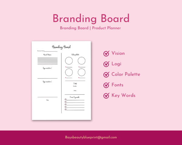 Branding Board & Target Audience Worksheets | Small Business Printable Templates - Image 9