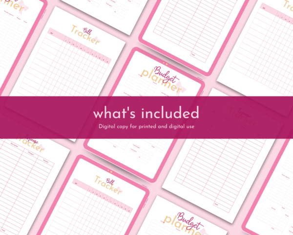 Printable Budget by Paycheck Workbook Planner Bundle - Image 8