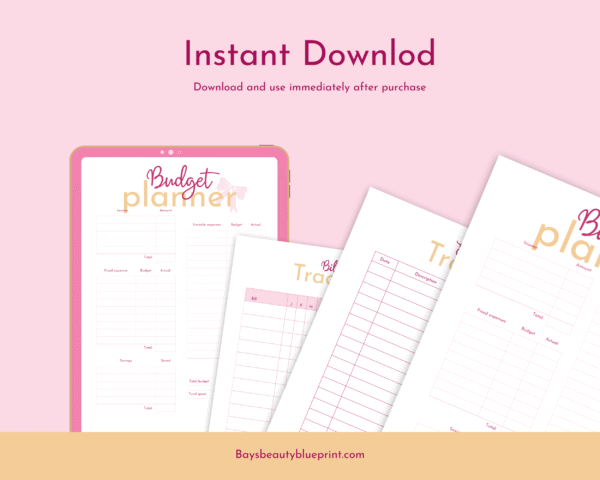 Printable Budget by Paycheck Workbook Planner Bundle - Image 5