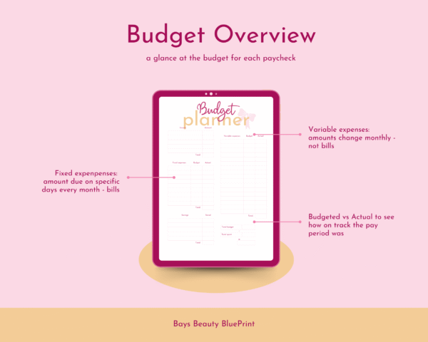 Printable Budget by Paycheck Workbook Planner Bundle - Image 6
