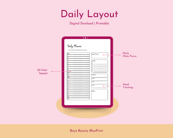 ✨ Ultimate Planner Bundle – Daily, Weekly & Monthly Printable Set ✨ - Image 9