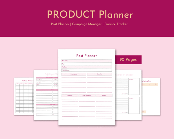 ✨ Business & Craft Planning Printables Bundle ✨
