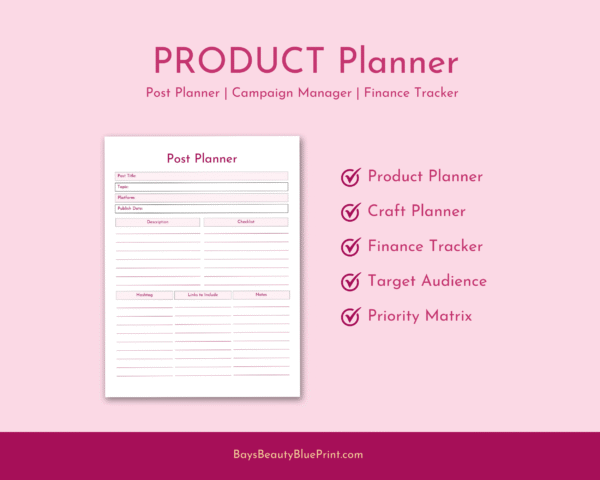 ✨ Business & Craft Planning Printables Bundle ✨ - Image 6